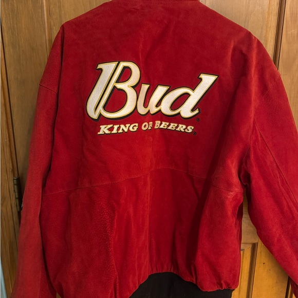 Chase Authentics Red Budweiser Racing Jacket - Picture 3 of 14